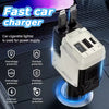 120W Retractable Fast Car Charger | 4-in-1 USB