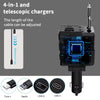 120W Retractable Fast Car Charger | 4-in-1 USB